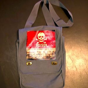 Gray Messenger Bag